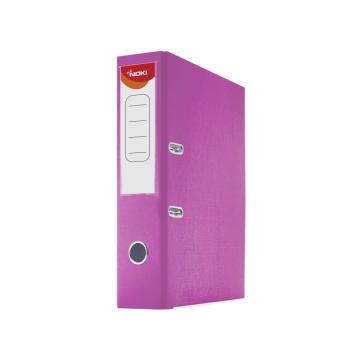 Biblioraft Noki, A4, 75 mm, PP, carton roz