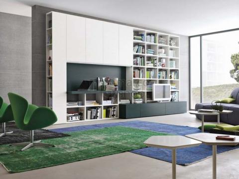 Biblioteca living Sim