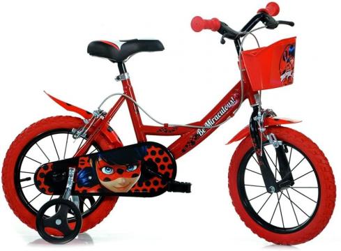 Bicicleta copii 14'' Miraculos-Buburuza