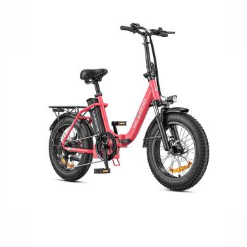 Bicicleta electrica pliabila Ulzomo E-bike Dolphin 20 Pink