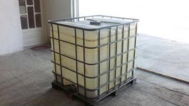 Bidon / Rezervor IBC 1000 L cadru + palet metalic/plastic