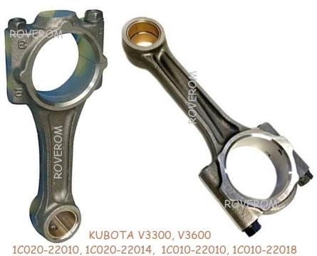 Biela motor Kubota V3300, V3600, Bobcat S220, S250, S300