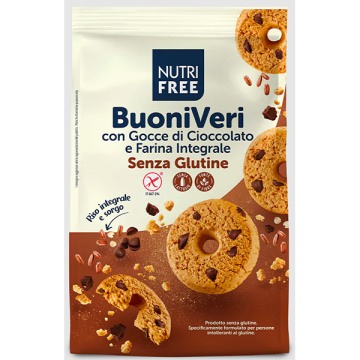 Biscuiti BuoniVeri cu bucati de ciocolata, fara gluten 250g