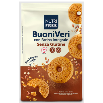 Biscuiti BuoniVeri cu faina integrala, fara gluten 250g