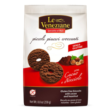 Biscuiti cu cacao si alune fara gluten 250g