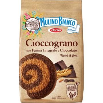 Biscuiti din faina cu ciocolata Mulino Bianco Cioccograno