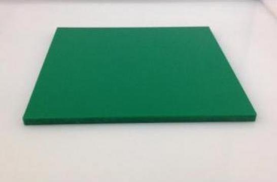 Blat de bucatarie/ tocator verde din HDPE