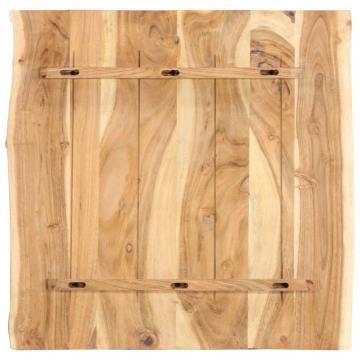 Blat de masa, 58x(50-60)x2,5 cm, lemn masiv de acacia