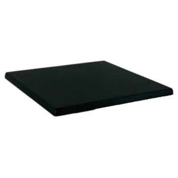 Blat de masa patrat Raki 70x70cm Werzalit Black grosime 20mm