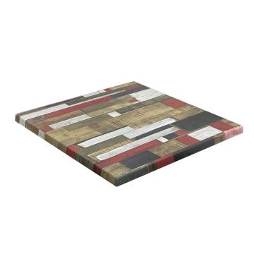 Blat de masa patrat Raki Werzalit Redden Wood 80x80cm