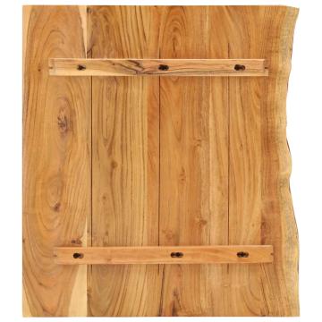 Blat lavoar de baie, 60 x 55 x 3,8 cm, lemn masiv