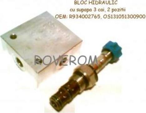 Bloc hidraulic Bosch Rexroth, cu supapa 3 cai, 2 pozitii