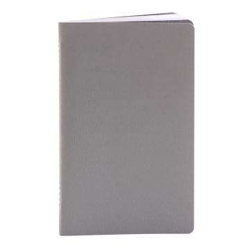 Bloc notes Pastel, piele, 12,5x20 cm, velin, gri