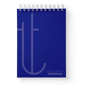 Bloc notes, Trendy, cu spira, A5, 70 file, matematica