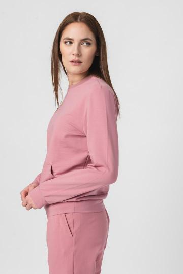 Bluza Coton casual femei Pink-XS