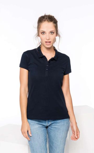 Bluza Ladies pique short sleeve polo shirt
