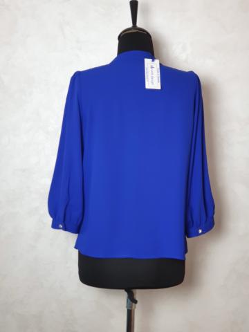 Bluza albastra voal