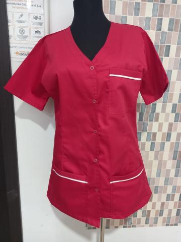 Bluza medicala rosie