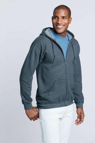 Bluzon Heavy Blend Adult Full Zip Hooded Sweatshirt