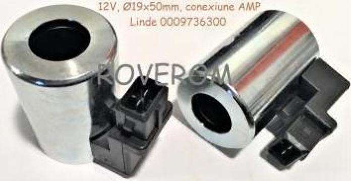 Bobina 12V, d19x50mm, conexiune AMP Junior Timer, Linde