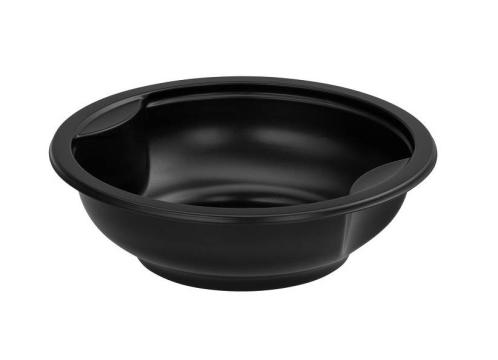 Bol ciorba termosudabil PP negru, 350 ml, 50buc/set