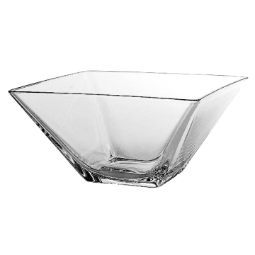 Bol patrat din sticla temperata Vidivi Torcello 3600ml 26x26