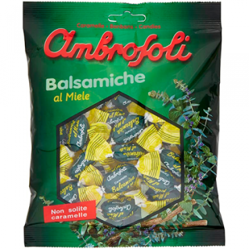 Bomboane Ambrosoli cu miere balsamica fara gluten, 135gr