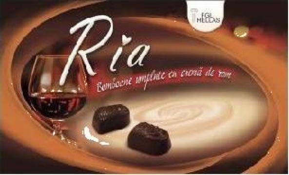 Bomboane de ciocolata cu crema de rom Ria