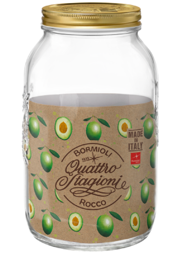 Borcan cu capac Bormioli Quattro Stagioni 3910ml (3.57765)