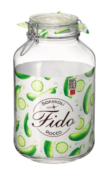 Borcan cu inchidere ermetica Bormioli Fido 4000ml (1.49260)