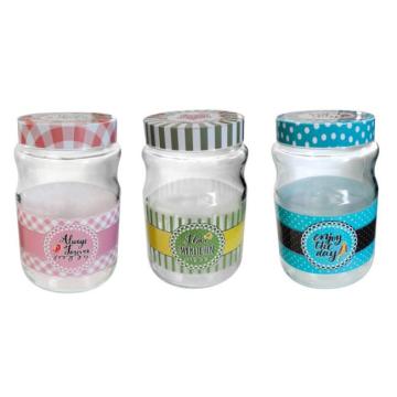 Borcan decorativ cu capac metalic filetat, Raki Candy, 1,7l