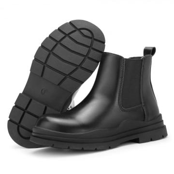 Botine din piele artificiala pentru copii marimea 31 negru