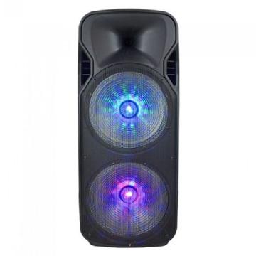 Boxa portabila 2x15 inch/38 cm iluminata 150W RMS