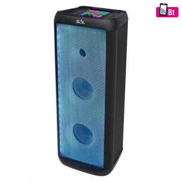 Boxa portabila Party Sal PAR 221DJ, 2x20cm, full LED