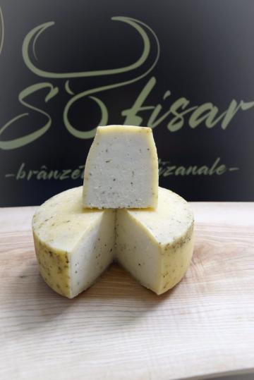 Branza Caciotta cu busuioc - Sofisar 300 g