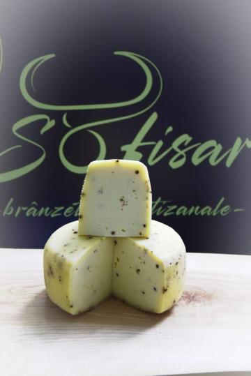 Branza Caciotta cu piper - Sofisar 300 g