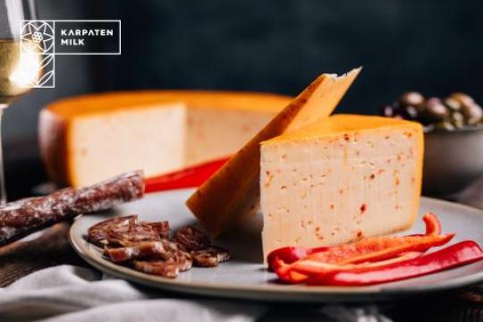 Branza dejun cu ardei iute - Karpaten Milk 250 g