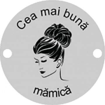 Bratara Cea mai buna mamica, banut ag 925
