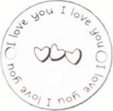 Bratara I love you Hearts, banut Argint 925