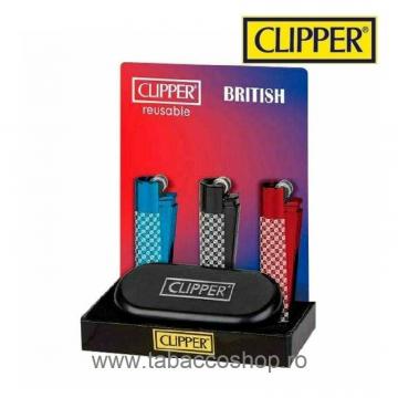 Bricheta Clipper Metal British Lasered in cutie