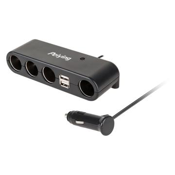 Bricheta auto Peiying, 4 iesiri bricheta 2 USB 5V-1A fiecare