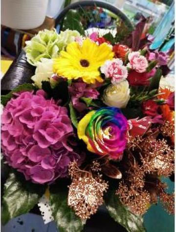 Buchet colorat flori 0060