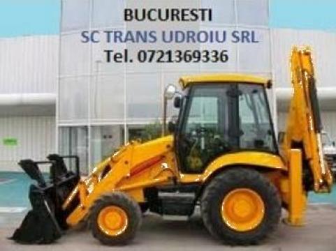 Buldoexcavator cu picon Bucuresti si Ilfov