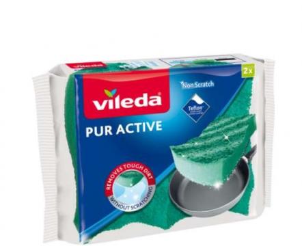 Burete de spalat vase Vileda pur active