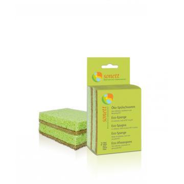 Burete ecologic pentru spalat vase 2 buc sonett