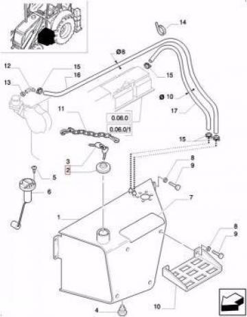 Buson rezervor CNH 85825392