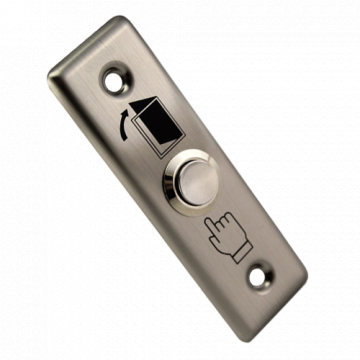 Buton de iesire NO NC, incastrabil, din inox CSB-28D