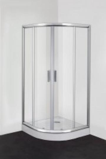 Cabina de dus semirotunda Easy Clean Q80C