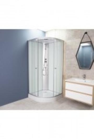 Cabina de dus semirotunda cu hidromasaj Sanotechnik TM01