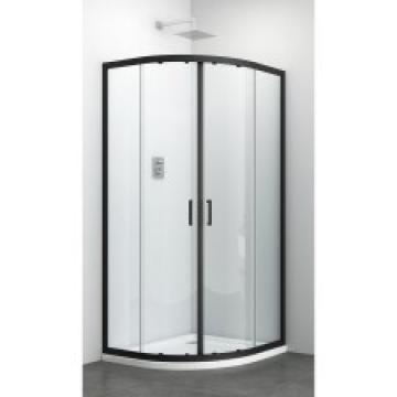 Cabina dus semirotunda Sanotechnik Sano Elite Black R80B
